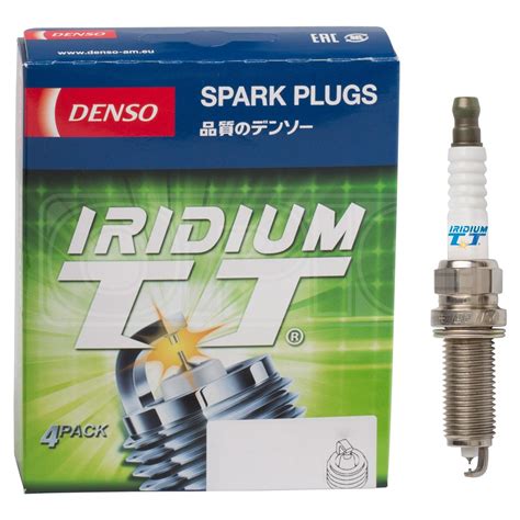 DENSO Iridium TT Spark Plug - IK20TT - 4 Plugs- Buy Online in United ...