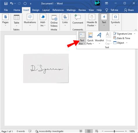 How to Insert a Signature Line in Microsoft Word