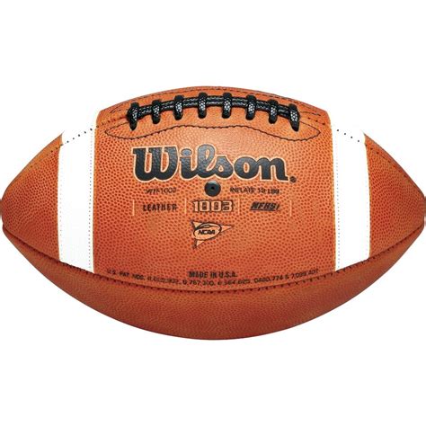 Wilson GST 1003 Official Size Leather Game Football - Walmart.com ...