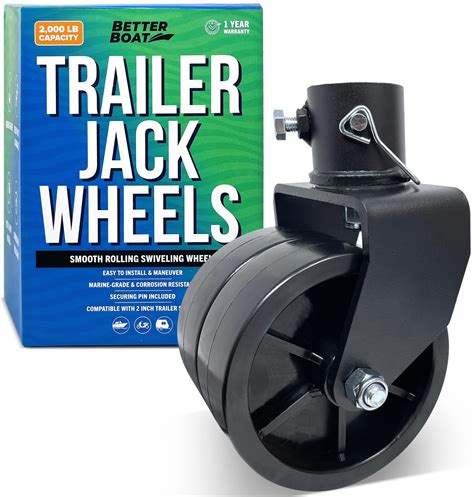 Buy Trailer Jack Wheel Replacement Trailer Tongue Jack Wheel Hitch Utility Trailer Accessories ...