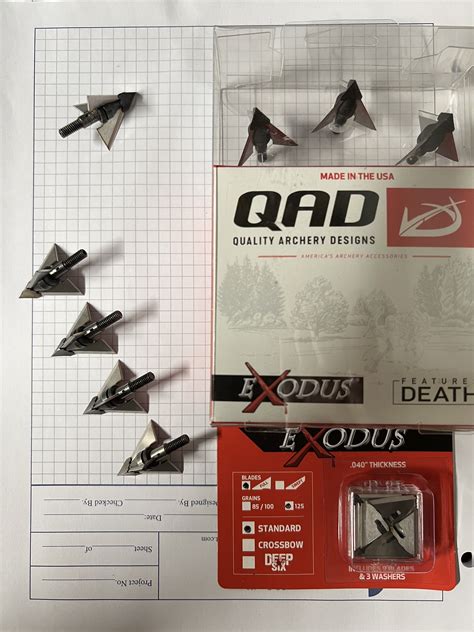 QAD Exodus 125gr Full | Archery Talk Forum