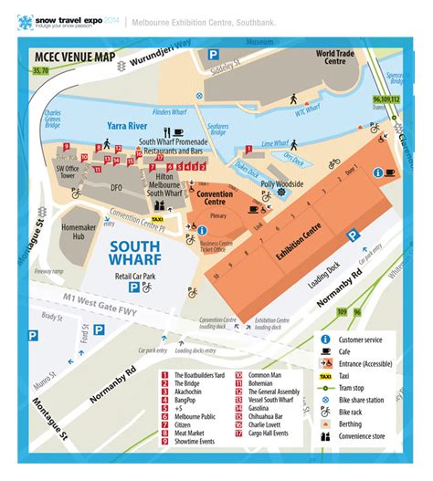 Melbourne Convention Centre Map – Verjaardag Vrouw 2020