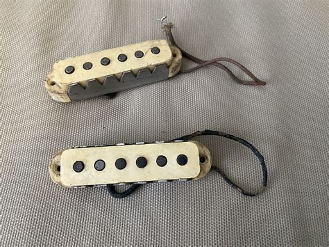 Vintage 1964 Fender Jaguar Pickups - Neck & Bridge pre cbs | Reverb