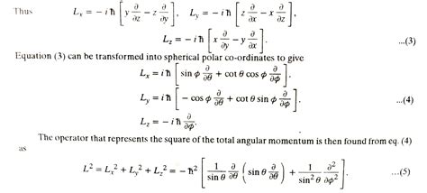 SOLUTION: Orbital angular momentum operator cartesian coordinate ...