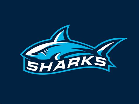 Shark Mascot Logo by Sergey Zhur on Dribbble