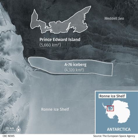 World's biggest iceberg breaks off from Antarctica | CBC News