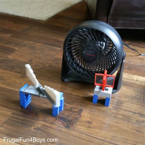 LEGO STEM Challenge: Wind Powered LEGO Contraptions! - Frugal Fun For Boys and Girls