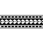 Polynesian Tattoo Sleeve Pattern Vector Samoan Sketch Forearm Foot Design Stock Vector Image by ...