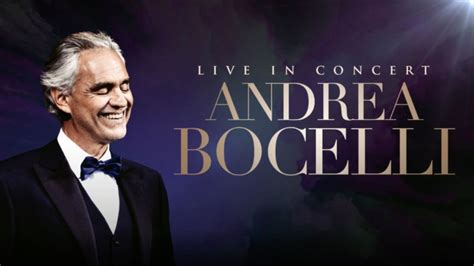 Andrea Bocelli Concert Schedule | Live Stream, Date, Location and Tickets info – EventsLiker