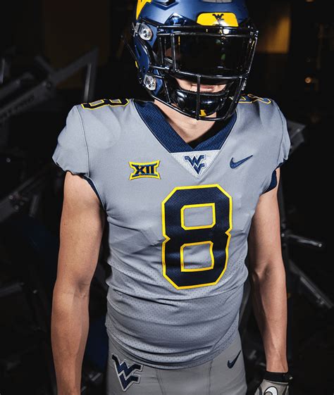 2019 West Virginia Mountaineers football uniforms — grey on grey ...