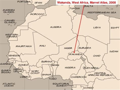 Nerdovore: Where is Wakanda on the Map?