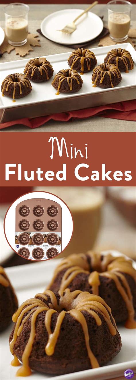 Mini Fluted Tube Bronze Cake Pan | Mini cake pans, Dessert recipes, Pampered chef recipes