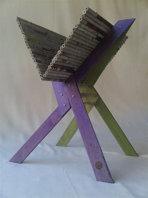 Newspaper Holder | Newspaper holder, Diy newspaper, Paper stand