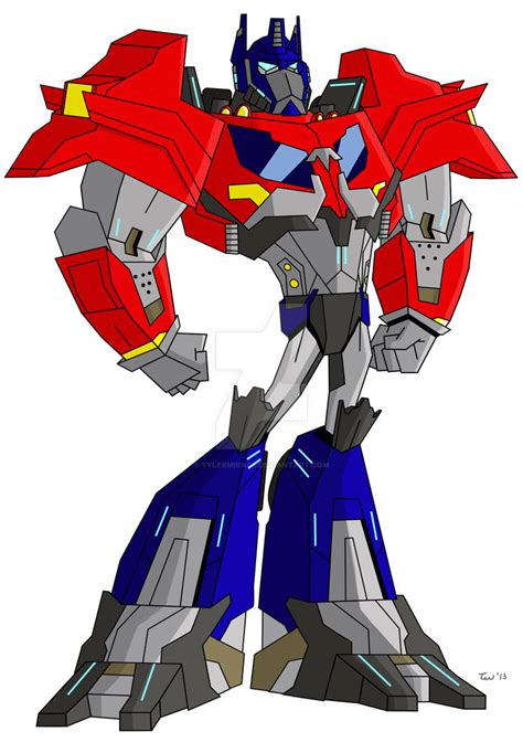 Animated Optimus Prime-Prime Beast Hunters by TylerMirage on DeviantArt