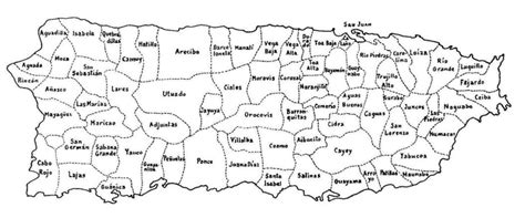 Pueblos of Puerto Rico - Puerto Rican Genealogy | Puerto rico map, Puerto rico trip, Puerto rico ...