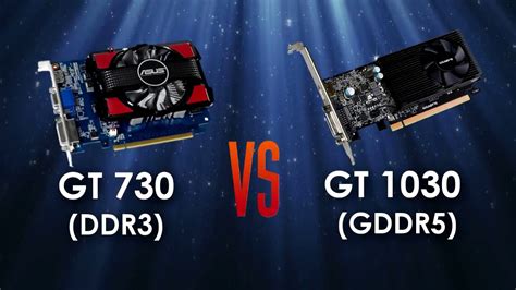 GT 730 4gb DDR3 vs GT 1030 2gb GDDR5 in 5 Games - YouTube