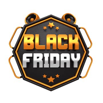 Black Friday 3d Logo For Composition, Black Friday 3d, Black Friday Clipart, Neon Light PNG ...