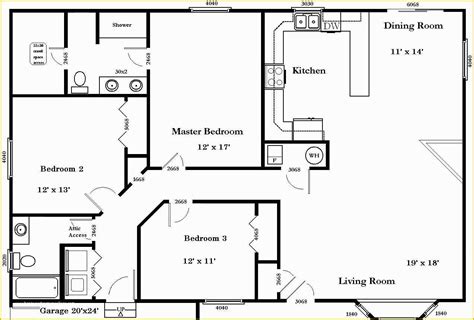 Powerpoint Floor Plan Template Free - Minimalist Blank Printable