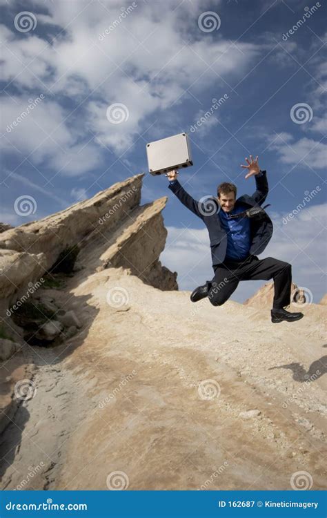 Jumping for joy stock image. Image of achieving, commerce - 162687