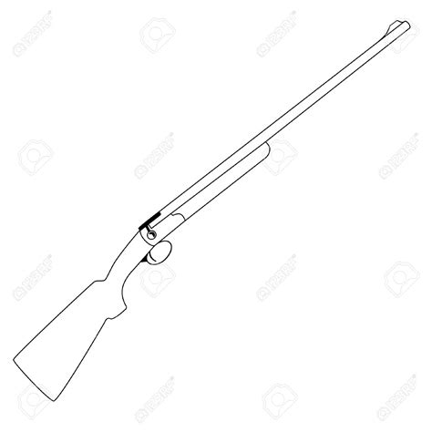 Rifle Drawing at GetDrawings | Free download