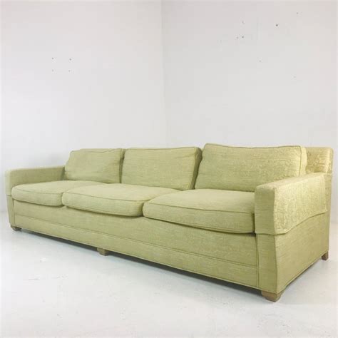 Vintage Midcentury Low Profile Baker Sofa For Sale at 1stDibs