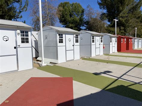 Los Angeles Opens Its First Shelter Village - Pallet Shelter