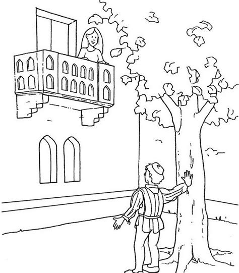 Romeo And Juliet Balcony Scene Drawing at GetDrawings | Free download