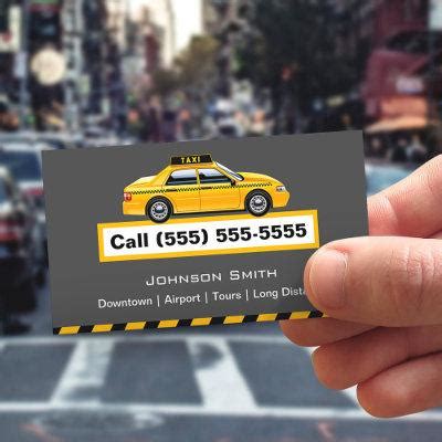 Taxi Business Cards – Card Bee