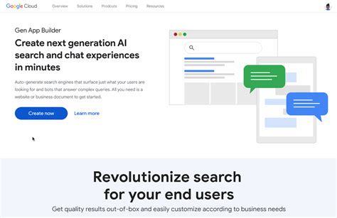 Create generative apps in minutes with Gen App Builder | Google Cloud Blog