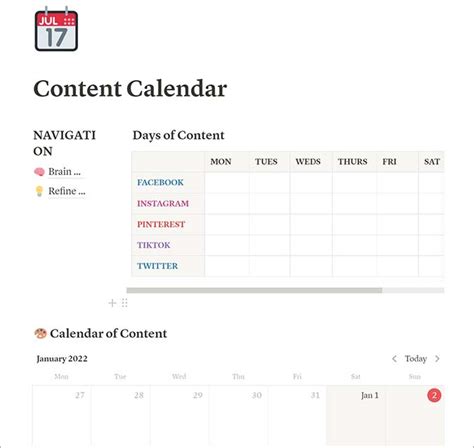 8 Best Notion Schedule Templates - TechWiser