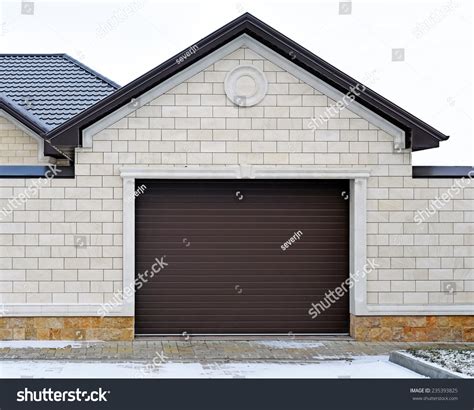 Garage Modern Gate Design Facade Estate Stock Photo 235393825 | Shutterstock