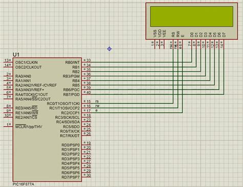 Interfacing Lcd With Pic16f877a Microcontroller Proteus Simulation - Vrogue