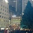 City Sidewalks. Christmas photo New York United States