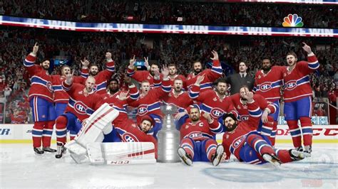 NHL 16 - Montreal Canadiens Stanley Cup Celebration - YouTube