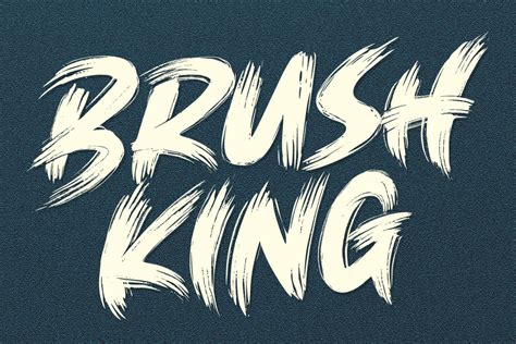 BRUSH KING / Brush Font (409425) | Regular | Font Bundles