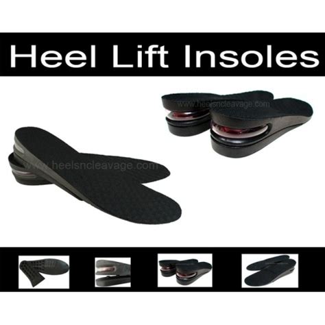 2 Pairs Women's Height Insoles Heel Shoe Lifts Inserts