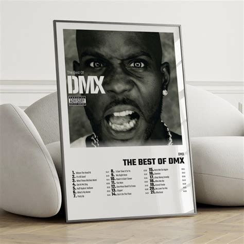 Dmx the Best of Dmx Album Cover Poster Wall Art DMX the - Etsy