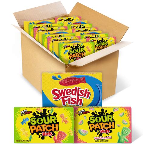 Buy SOUR PATCH KIDS Original Candy, SOUR PATCH KIDS Watermelon Candy & SWEDISH FISH Candy ...