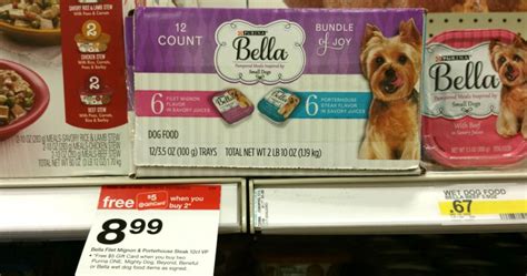 Target: Purina Bella Wet Dog Food Trays As Low As 17¢ Each After Gift ...