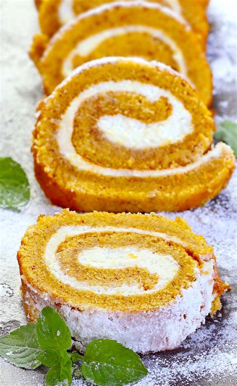 Pumpkin Roll Recipe With Cream Cheese Filling | The Cake Boutique