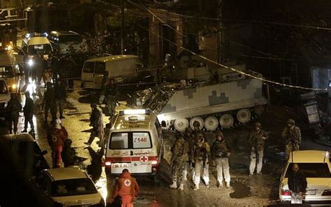 Nine killed in twin suicide bombing in Lebanon | The Times of Israel