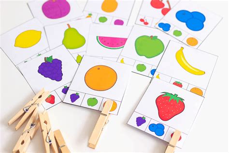 3 Free Printable Fruit Matching Games - Life Over C's