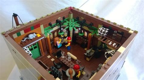 Modular Pirate Restaurant | Lego furniture, Pirate theme, Lego