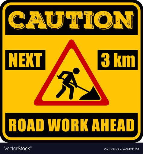 SmartSign Road Work Ahead MUTCD Compliant Sign 24 X 24 3M Engineer ...