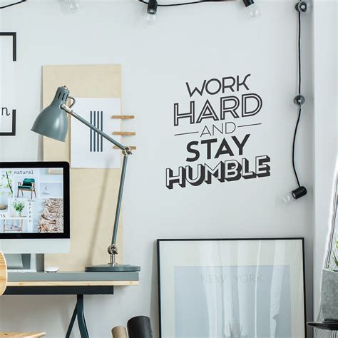Work-Hard-Stay-Humble-Wall-Sticker | Work Hard Wall Decal by… | Flickr