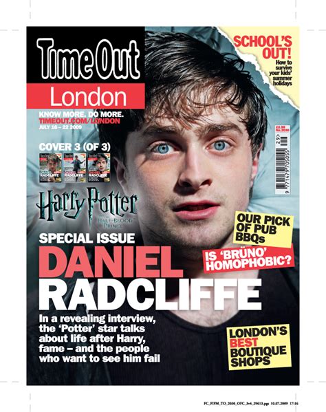 Books and Wands - TimeOut Magazine Interview with Dan Radcliffe