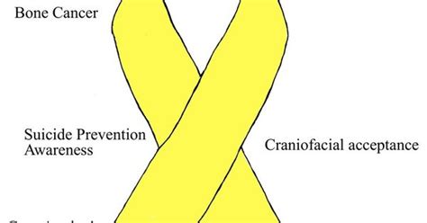 The Yellow Ribbon | Bone cancer / Osteosarcoma | Pinterest | The o'jays ...