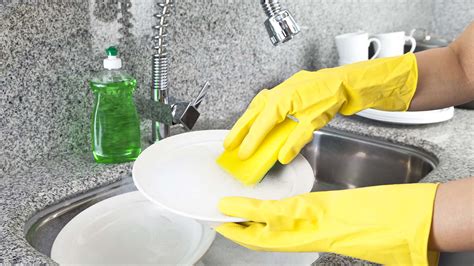 Hand Gloves While Washing Dishes - Images Gloves and Descriptions ...