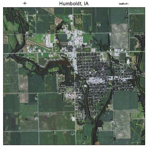 Aerial Photography Map of Humboldt, IA Iowa