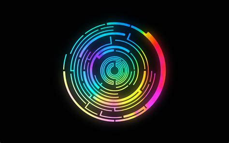 Wallpaper : colorful, neon, abstract, spiral, sphere, graphic design, circle, Pendulum, light ...